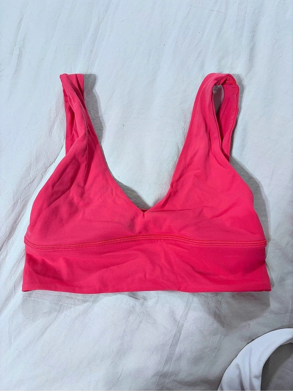 lululemon Align V-Neck Bra Sports Bra Pink Size 6